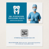 Logo | Junge weibliche Zahnärztin (Vorne & Hinten)