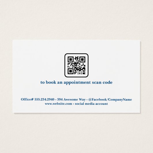 Logo | Junge weibliche Zahnärztin (Rückseite)