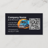Logo Junk Removal Visitenkarte (Vorderseite)