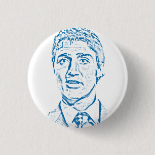 Logo Justin Trudeau Button