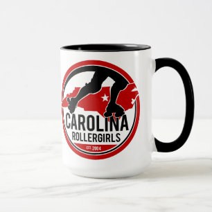 Logo-Kaffee-Tasse Carolinas Rollergirls Tasse