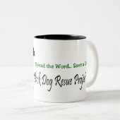 Logo-Kaffee-Tassen Zweifarbige Tasse (VorderseiteRechts)