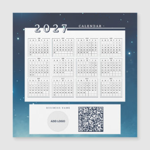 Logo-Kalender-2027 QR-Code Magnetkarte hinzufügen