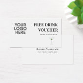 Logo-Karte des Unternehmens für den Corporate Drin (Schreibtisch)