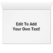 Logo-Karte für die Flagge Kanadas (Innenansicht Horizontal (Unten))