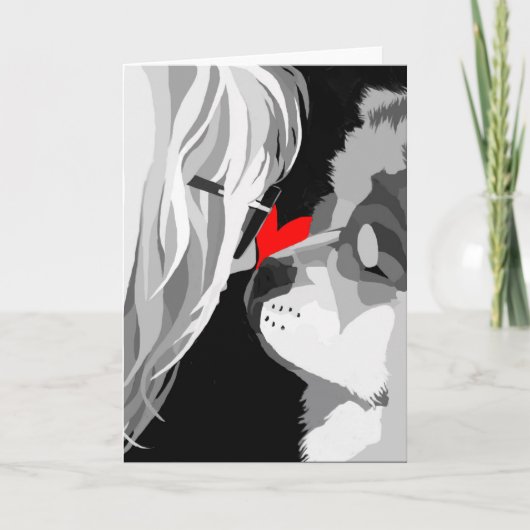 Logo-Karte von HeARTdog Karte (Vorderseite)