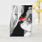 Logo-Karte von HeARTdog Karte (Gelbe Blume)