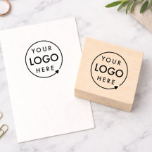 Logo-Kautschuk-Briefmarke für den Eigenhandel