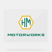 Logo-Kennzeichnung Acrylschild (Vorderseite)