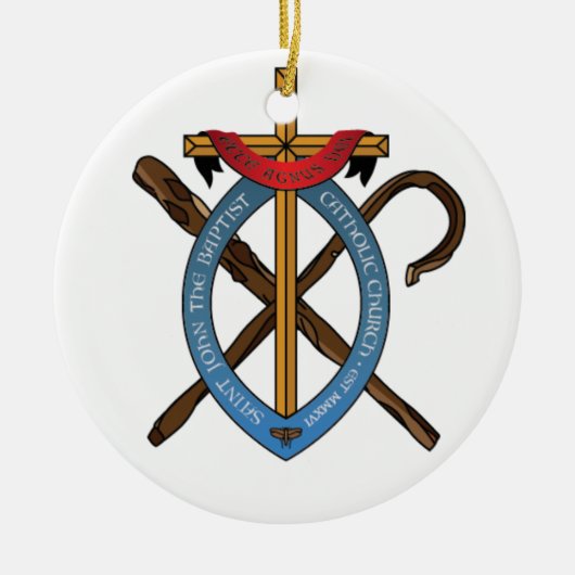 Logo Keramik Ornament (Vorne)