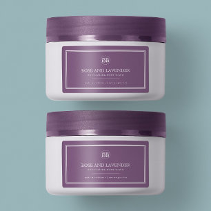 Logo-Klassische Farben hinzufügen Produktetikett Adressaufkleber