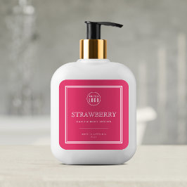 Logo-Klassische Farben hinzufügen Produktetikett Quadratischer Aufkleber