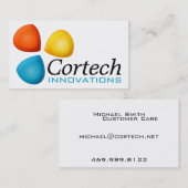 Logo - Kleeblatt Tri Farbe Visitenkarte (Vorne/Hinten)