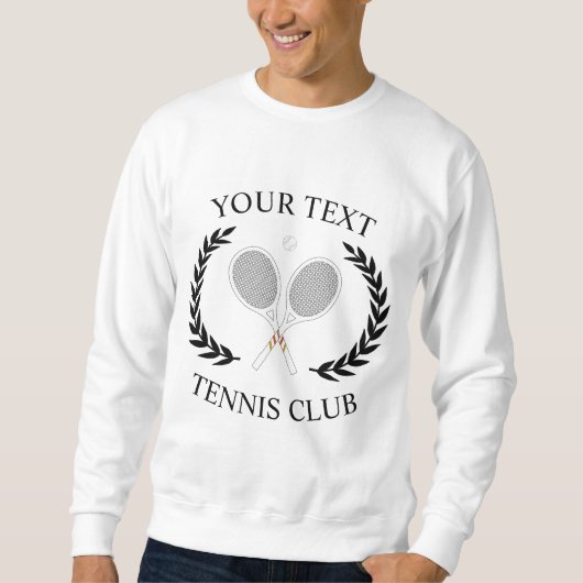 Logo-Kleider für den Tennisklub Sweatshirt (Vorderseite)