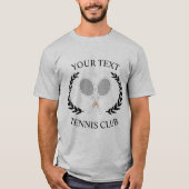 Logo-Kleider für den Tennisklub T-Shirt (Vorderseite)