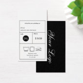 Logo-Kleidung Preis hängen Tag (Schreibtisch)