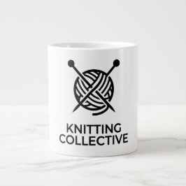 Logo Knitting Collective Wollknäuel Jumbo-Tasse