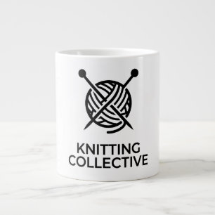 Logo Knitting Collective Wollknäuel Jumbo-Tasse