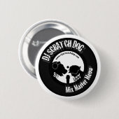 Logo-Knopf begrenzte Ausgaben-DJ Sd MMM Button (Vorne & Hinten)