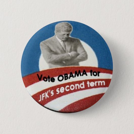Logo-Knopf Obama/JFK Button (Vorderseite)