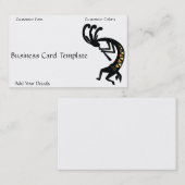 Logo Kokopelli Business Card Visitenkarte (Vorne/Hinten)