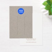 Logo-Kraft-Leder-Sitzklammer-Anzeige hinzufügen (Schreibtisch)