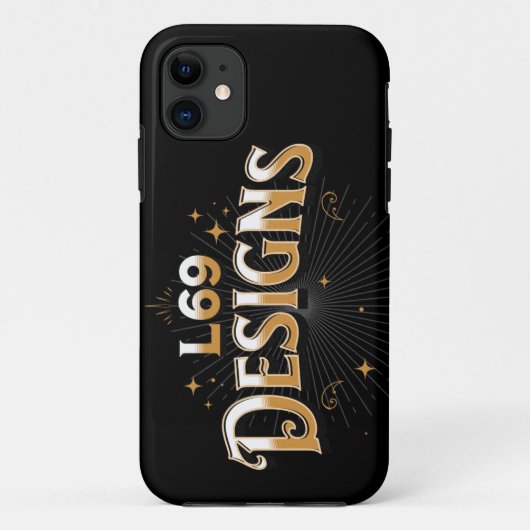 Logo "L69 DESIGNS" Case-Mate iPhone Hülle (Rückseite)