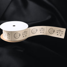 Logo-Labels für die Kleidungspflege