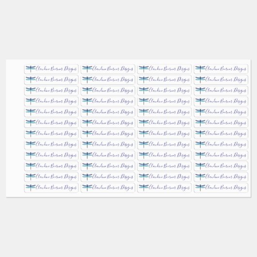 Logo-Labels für Fabric Crafter oder Künstler Etiketten (Blatt)