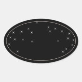 Logo-Labels für Light Burgundy Glitzer Sparkle-Pro Ovaler Aufkleber (Vorderseite)