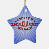 LOGO LABRADOR CLA KLINISCHER LABORHILFE KERAMIKORNAMENT (Rechts)