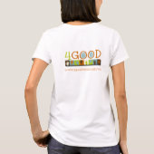 Logo Ladys angepasst T - Shirt (Rückseite)