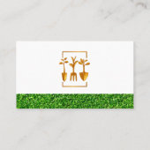 Logo "Landscapes" | Gras schneiden Visitenkarte (Rückseite)