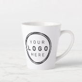 Logo-Latte für Unternehmen Milchtasse (Rechts)