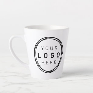 Logo-Latte für Unternehmen Milchtasse