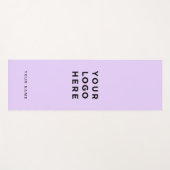 Logo-Lavendel Firmenwerbung Yogamatte (Vorderseite (Horizontal))