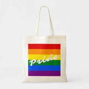 Logo-LGBT-6-Streifen-Rainbow-Gay Pride-Markierung Tragetasche