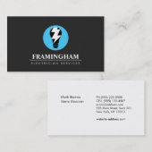 Logo "Light Bulle" 2 Visitenkarte (Vorne/Hinten)