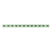 Logo "Light Green Custom Business" Satinband (Vorderseite)