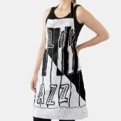 Logo "Live Jazz Calligraphy Illusion" mit Schürze (InSitu)