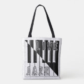 Logo "Live Jazz Calligraphy Illusion" mit Tasche (Rückseite)