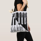 Logo "Live Jazz Calligraphy Illusion" mit Tasche (Von Nahem)