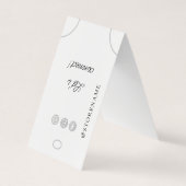 Logo-Logo für Armbänder-Inhaber - soziale Medien Visitenkarten (Vorderseite)