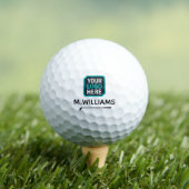 Logo Logotyp Markierung Benutzerdefinierter Name Golfball (Insitu T-Shirt)