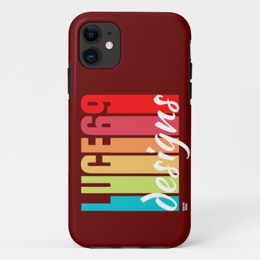 Logo "LUCE69 DESIGNS" Case-Mate iPhone Hülle (Rückseite)
