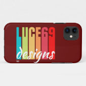 Logo "LUCE69 DESIGNS" Case-Mate iPhone Hülle (Rückseite (Horizontal))
