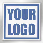 Logo-Magazin für Unternehmen Magnet<br><div class="desc">Ihr Business-Logo auf einem Square-Kühlschrankmagnet. Ideal für Meetings oder als Geschenke ausgeben!</div>
