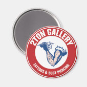 Logo Magnet (Vorderseite/Rückseite)