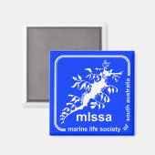 Logo-Magnet der Marine Life Society in Südaustrali Magnet (Vorderseite/Rückseite)