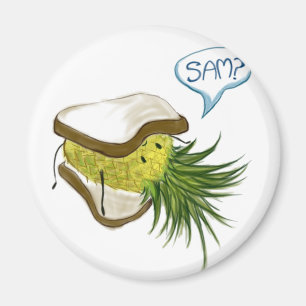 Logo-Magnet für Ananas Magnet